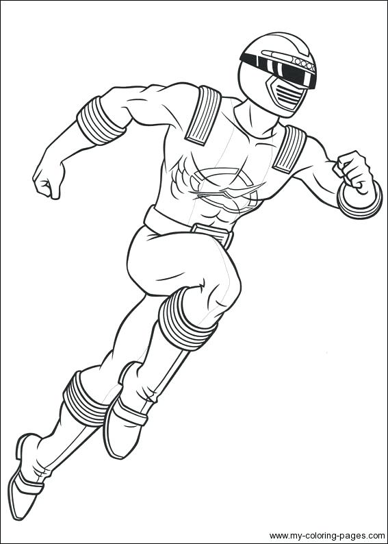 567x794 Colorear Power Ranger