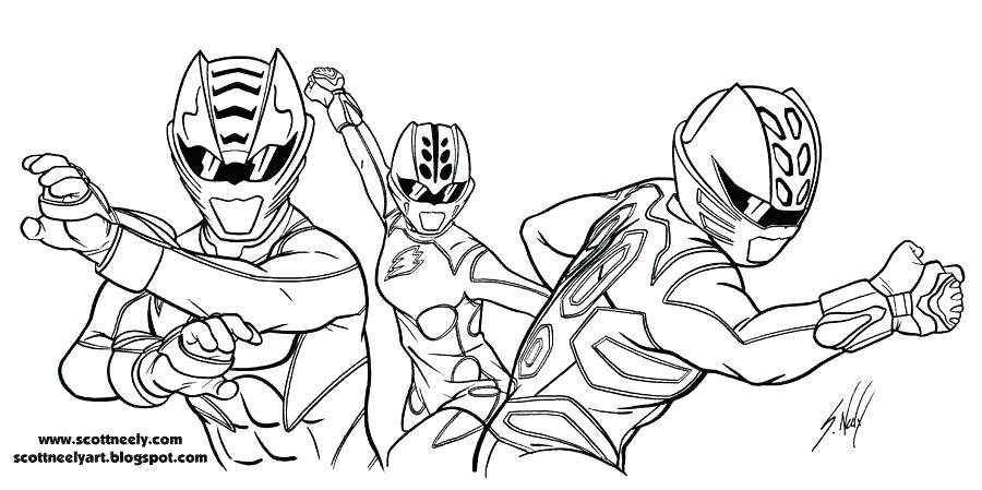 900x449 Power Rangers Megaforce Coloring Pages Professional