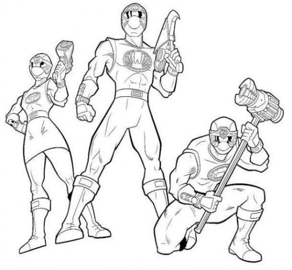 580x536 Red Power Ranger. Power Rangers Ninja Storm Coloring Page To Print