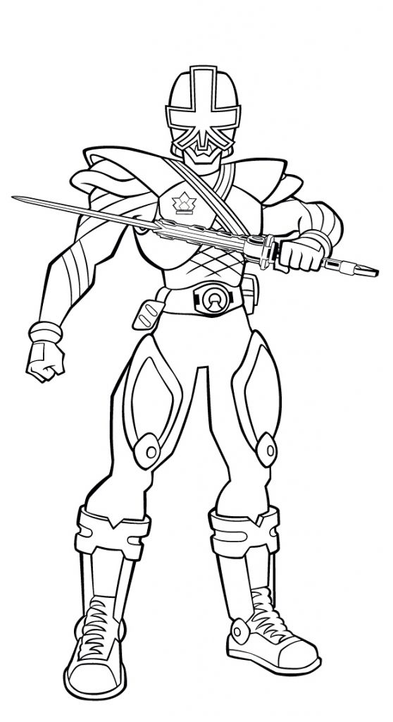 558x1024 Printable Power Rangers Samurai Picture To Color Superheroes