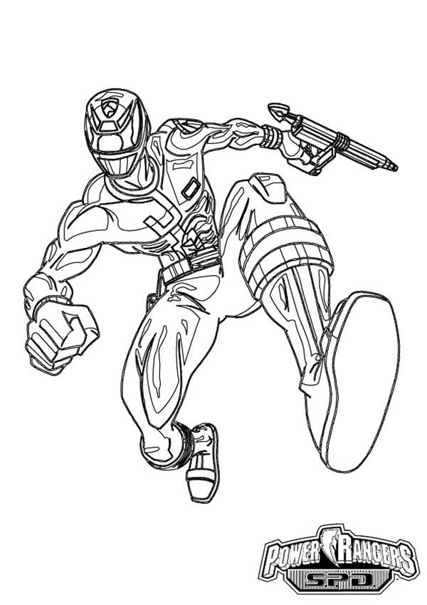 600x849 How To Draw Power Rangers Spd Coloring Page Color Luna