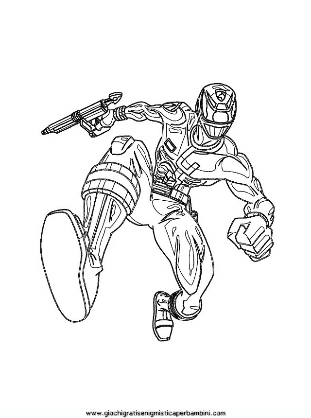 640x860 Power Rangers Megaforce Coloring Pages