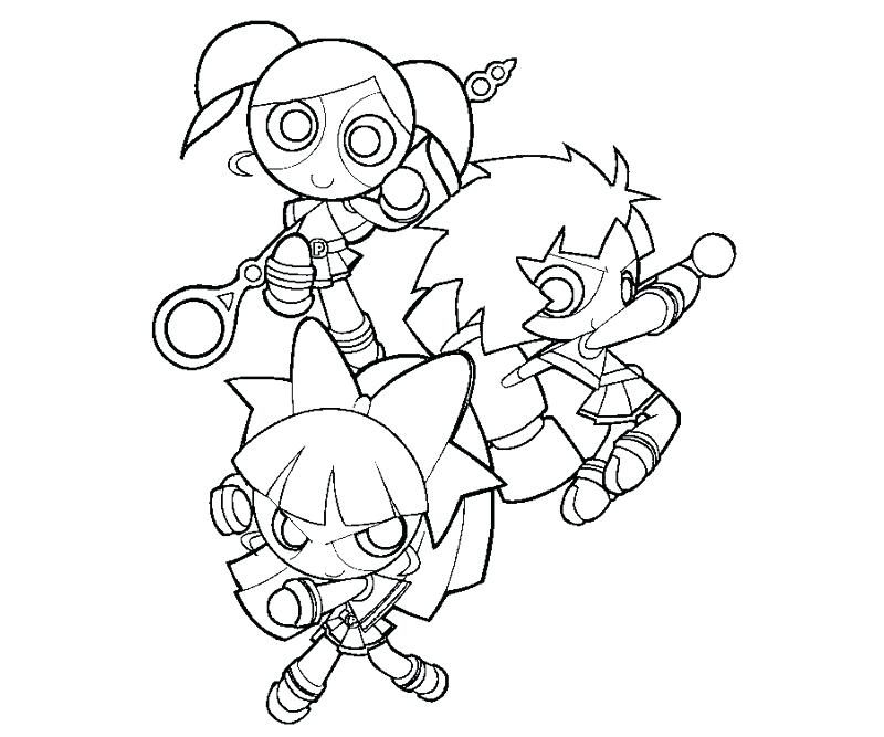 800x667 Powerpuff Coloring Pages Girls Z Bubbles Coloring Pages Powerpuff