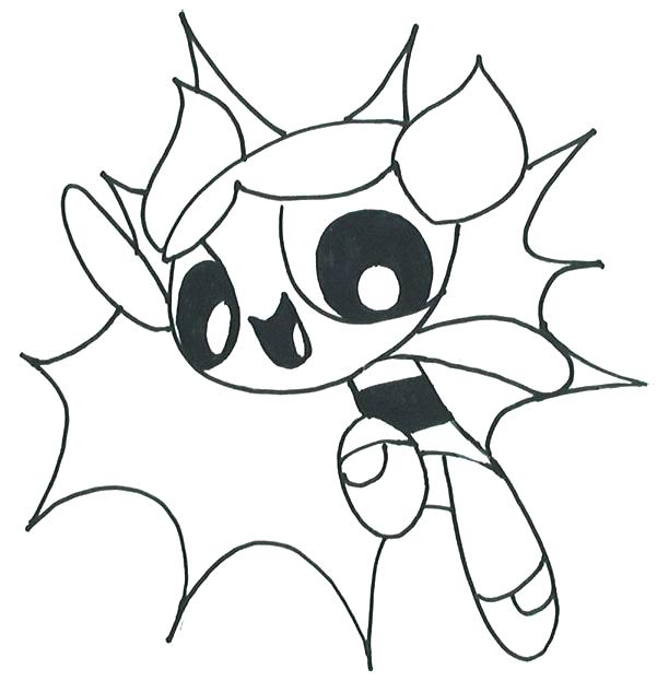 612x634 Bubbles Powerpuff Coloring Pages Power Puff Girls 1 Girl Online