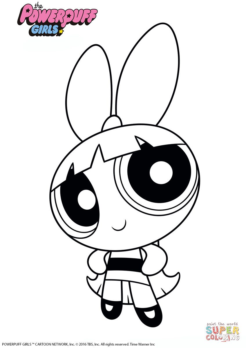 848x1200 Blossom From Ppg Coloring Page 13 Powerpuff Girls Pages