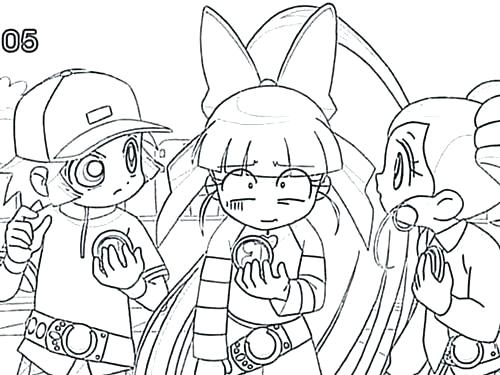 500x375 Magnificent Appealing Powerpuff Girls Z Coloring Pages Print Full