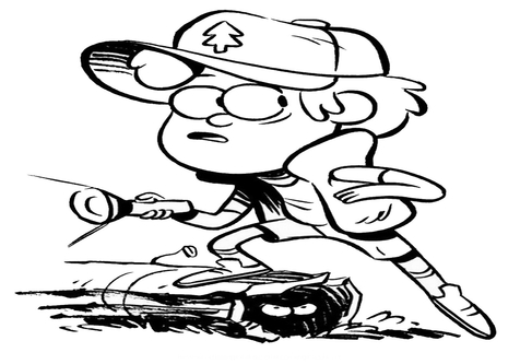 476x333 Disney Xd Gravity Falls Coloring Pages Page Image Clipart Images