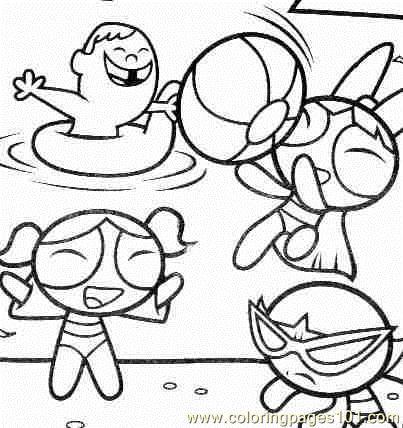 403x428 Ppg3 Coloring Page