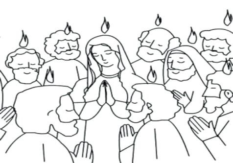 476x333 Holy Spirit Coloring Pages Catholic Praise And Holy Spirit