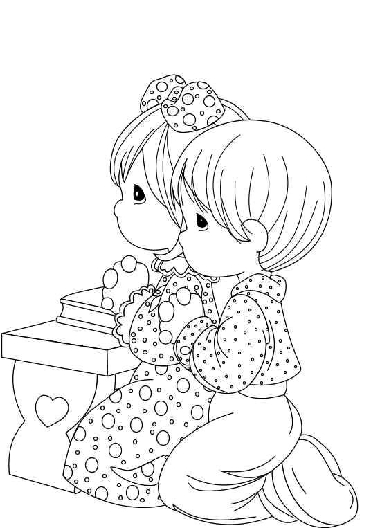 Pray Coloring Pages Free