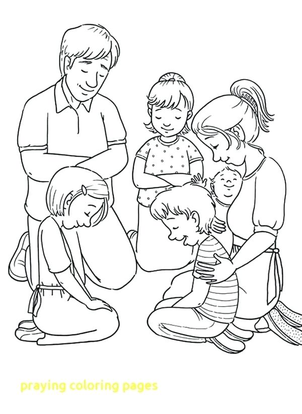 600x822 Prayer Coloring Pages S Praying Coloring Pages Free