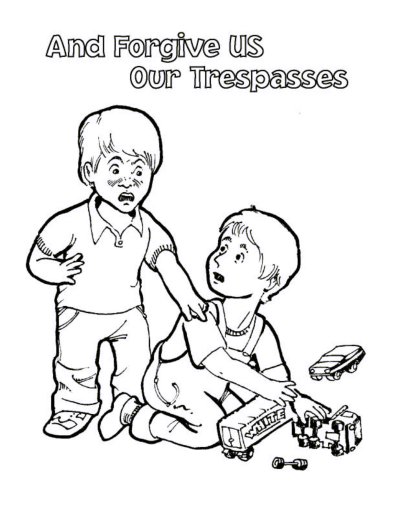 396x512 The Lord's Prayer For Kids Children And Parents. Free Printable