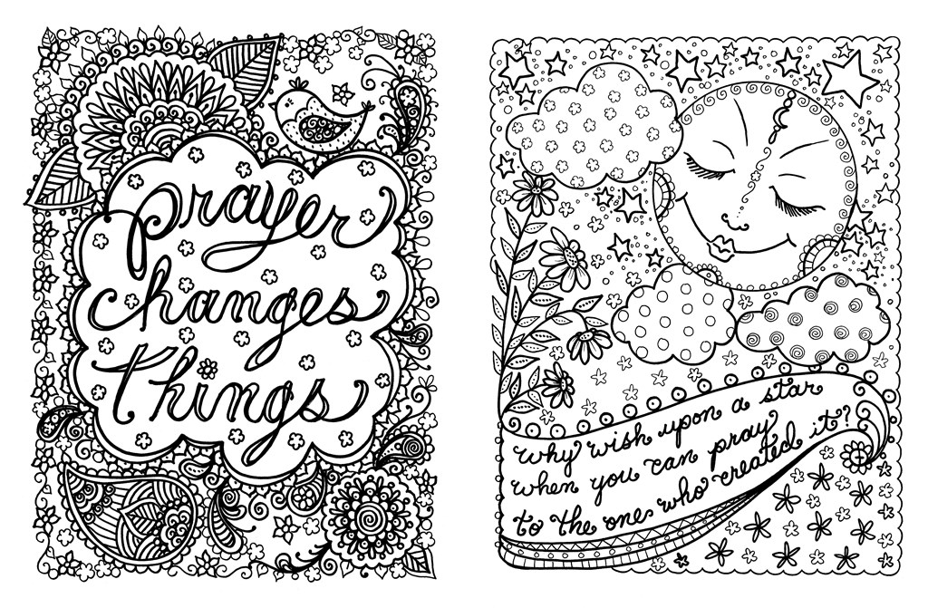 1024x671 Posh Adult Coloring Book Prayers For Inspiration Amp Peace