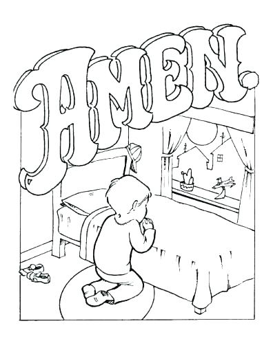 396x512 Thanksgiving Prayer Coloring Pages Vanda