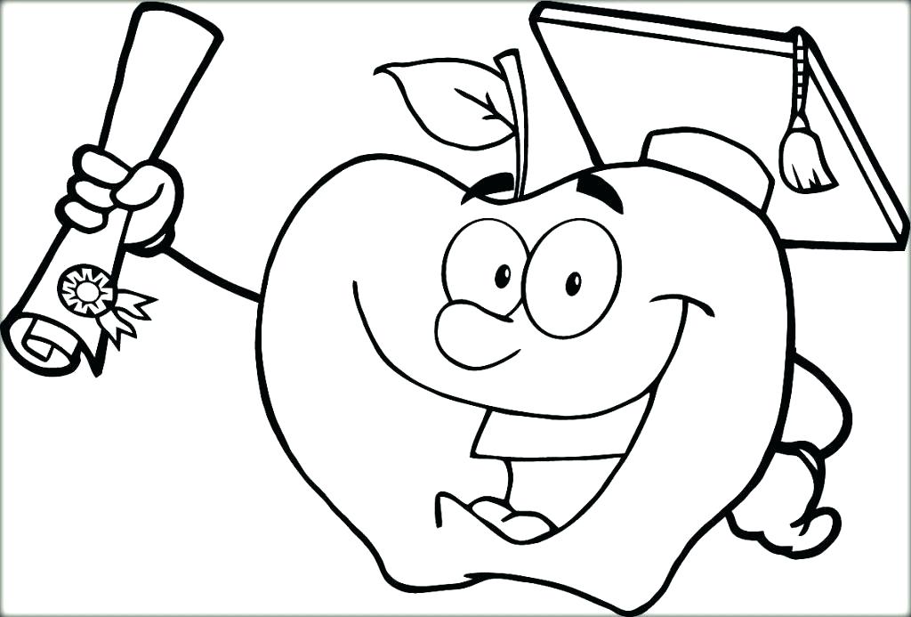 1024x693 Graduation Coloring Pages Preschool Graduation Coloring Pages