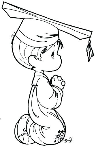 333x512 Outstanding Graduation Cap Coloring Page Graduation Coloring Pages