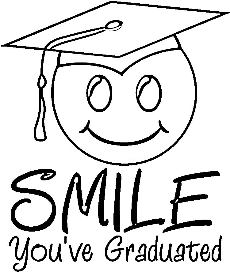 750x888 Graduation Cap Coloring Page And Diploma Pages