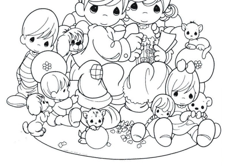791x576 Precious Moments Coloring Pages 360coloringpages