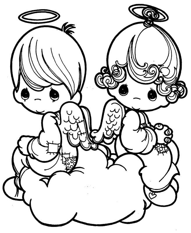 656x800 Best Angel Precious Moments Coloring Pages Free 3629 Printable