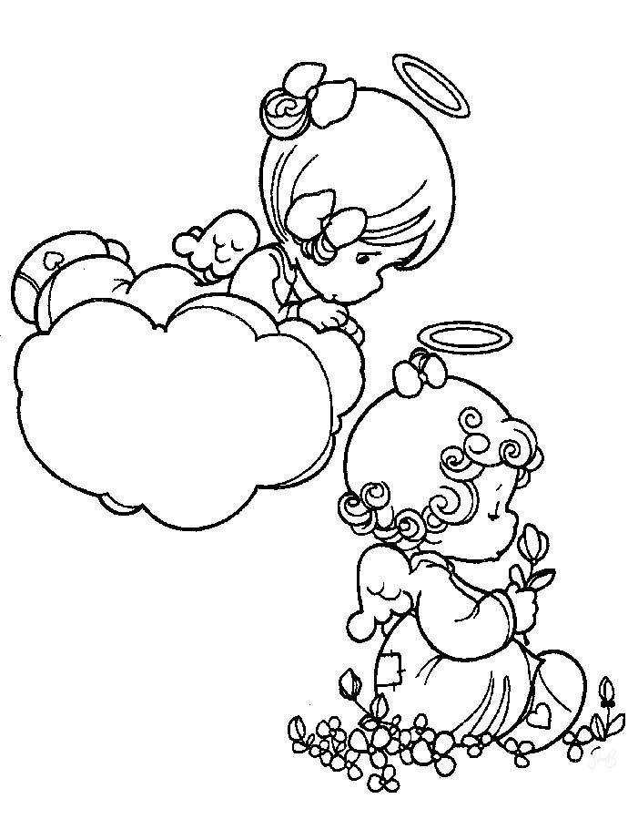 690x922 Precious Moments Angel Coloring Pictures