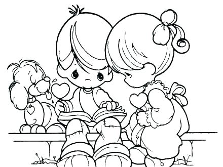 440x330 Ocean Animals Coloring Pages Precious Moments Animals Coloring