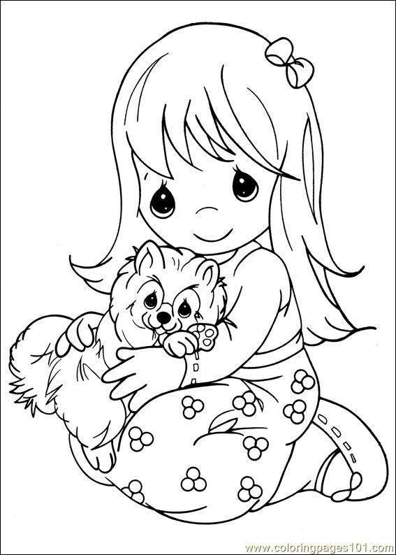 567x794 Precious Moments 14 Pixels Coloring Therapy