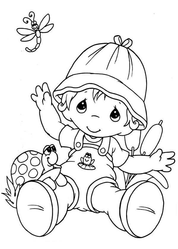 600x840 Best Precious Moments Baby Coloring Pages Free 3658 Printable