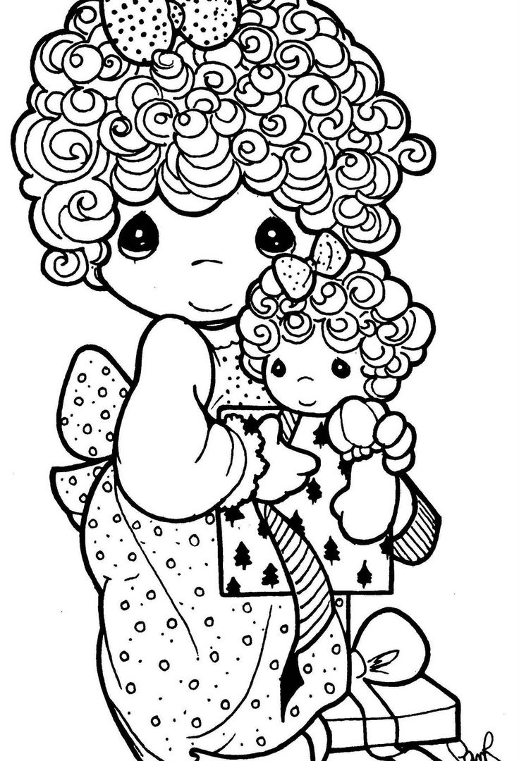 736x1080 Sweet And Simple Precious Moments Coloring Pages Womanmate Page