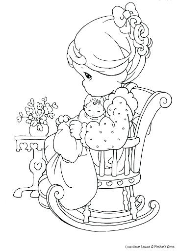 363x512 Precious Moments Baby Coloring Pages