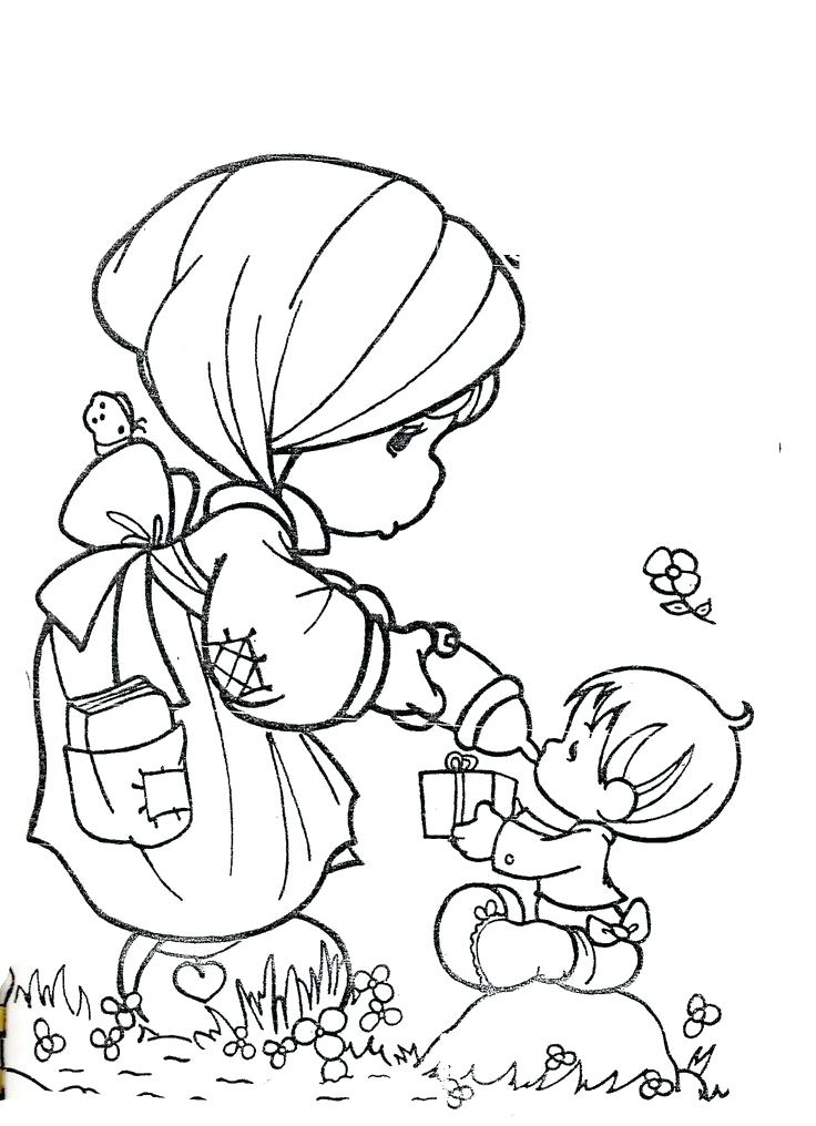 736x1016 Precious Moment Coloring Pages Precious Moments Coloring Pages