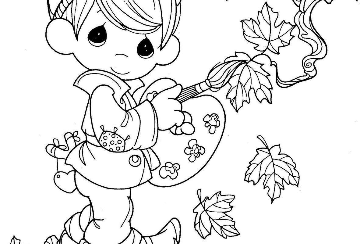 1182x800 Best Precious Moments Coloring Pages Images On Page Printable