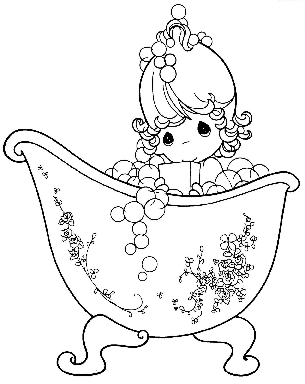 1271x1600 Precious Moments Coloring Pages Free 3472 Cartoons Coloring