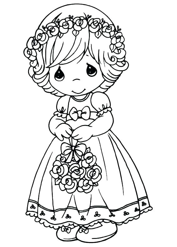 567x794 Free Precious Moments Coloring Pages