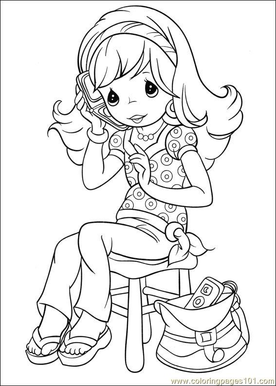 567x794 Precious Moments 31 Coloring Page