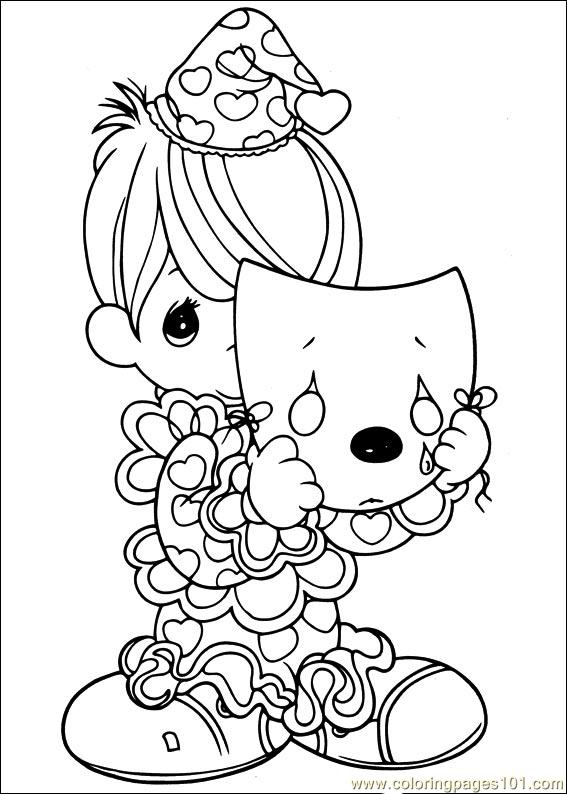 567x794 Precious Moments 50 Coloring Page
