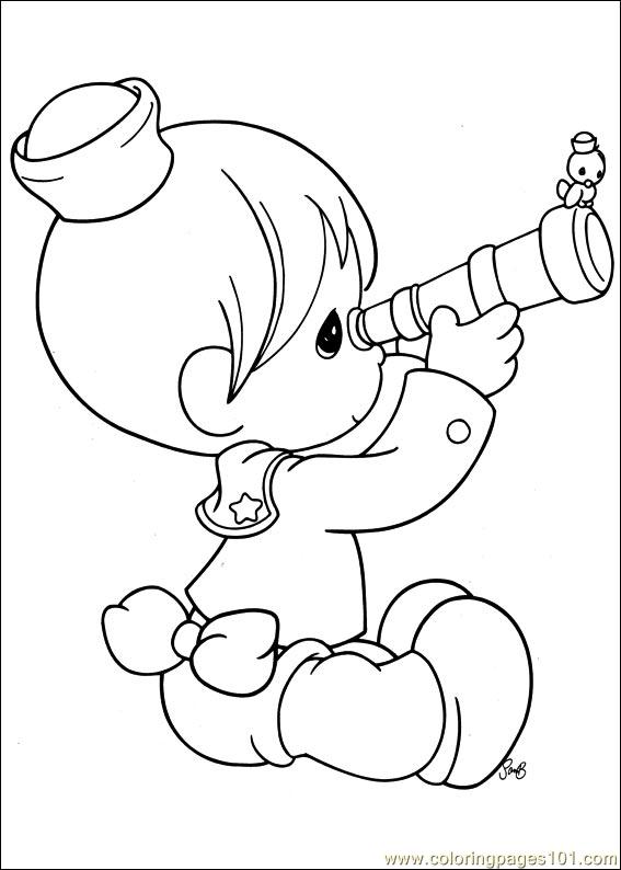 567x794 Precious Moments 51 Coloring Page