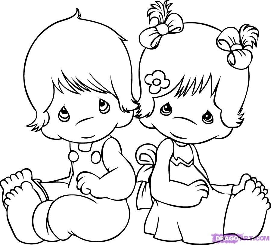 Precious Moments Couples Coloring Pages