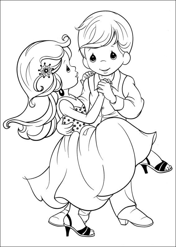 567x794 Kids N 42 Coloring Pages Of Precious Moments