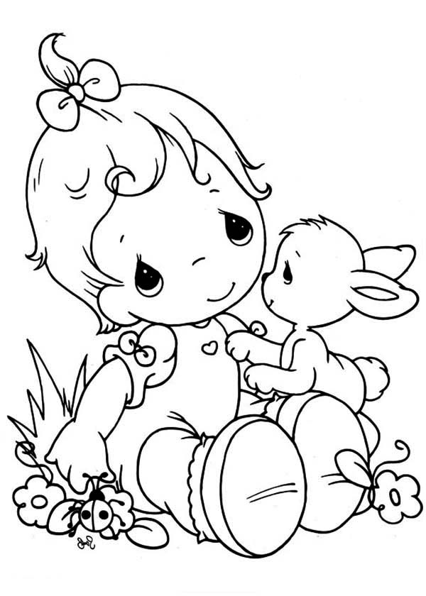 600x840 Precious Moments Bunny Coloring Pages