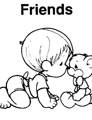 319x412 Precious Moments Coloring Pages All Kids Network