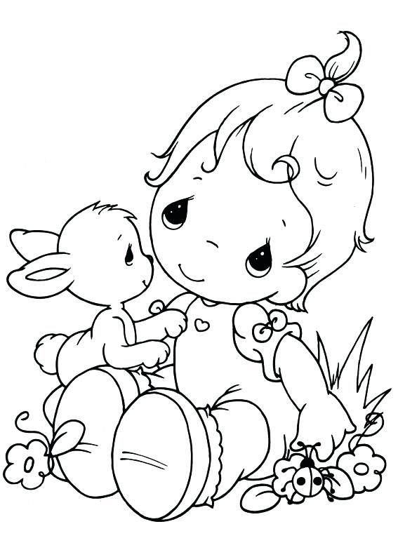 567x794 Precious Moments Coloring Pages Alphabet Free Printable For Kids