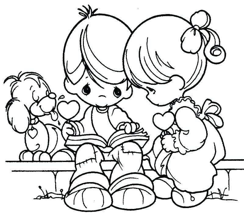 800x708 Precious Moments Coloring