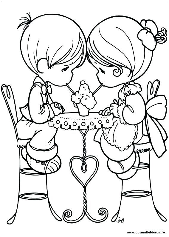 567x794 Free Printable Precious Moments Coloring Pages For Kids Jesus