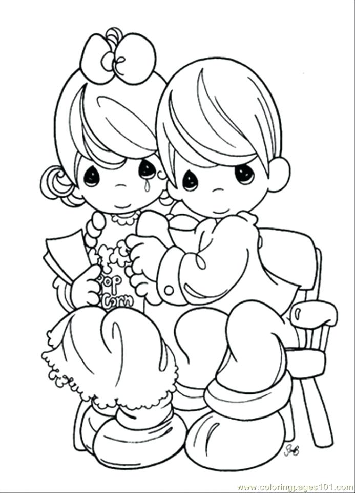 693x960 Best Of Boy Girl Coloring Pages Or Precious Moments Boy