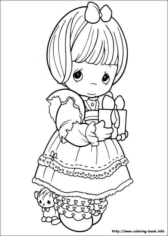 567x794 Precious Moments Coloring Picture