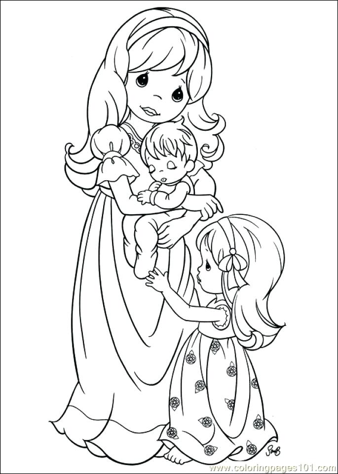685x960 Coloring Pages Girl Precious Moments Boy And Girl Coloring Pages