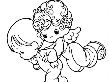 Precious Moments Praying Coloring Pages