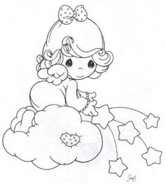 236x262 Guardian Angel Prayer Coloring Page 910 Angel Precious Moments