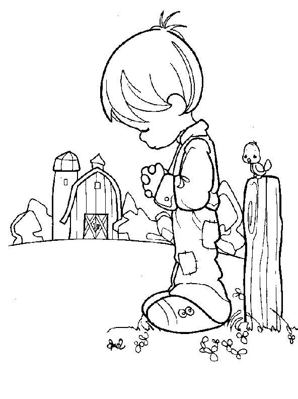 Precious Moments Religious Coloring Pages