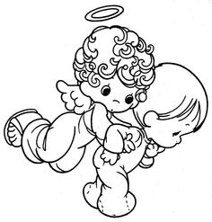 236x247 Precious Moments Angel Coloring Pictures